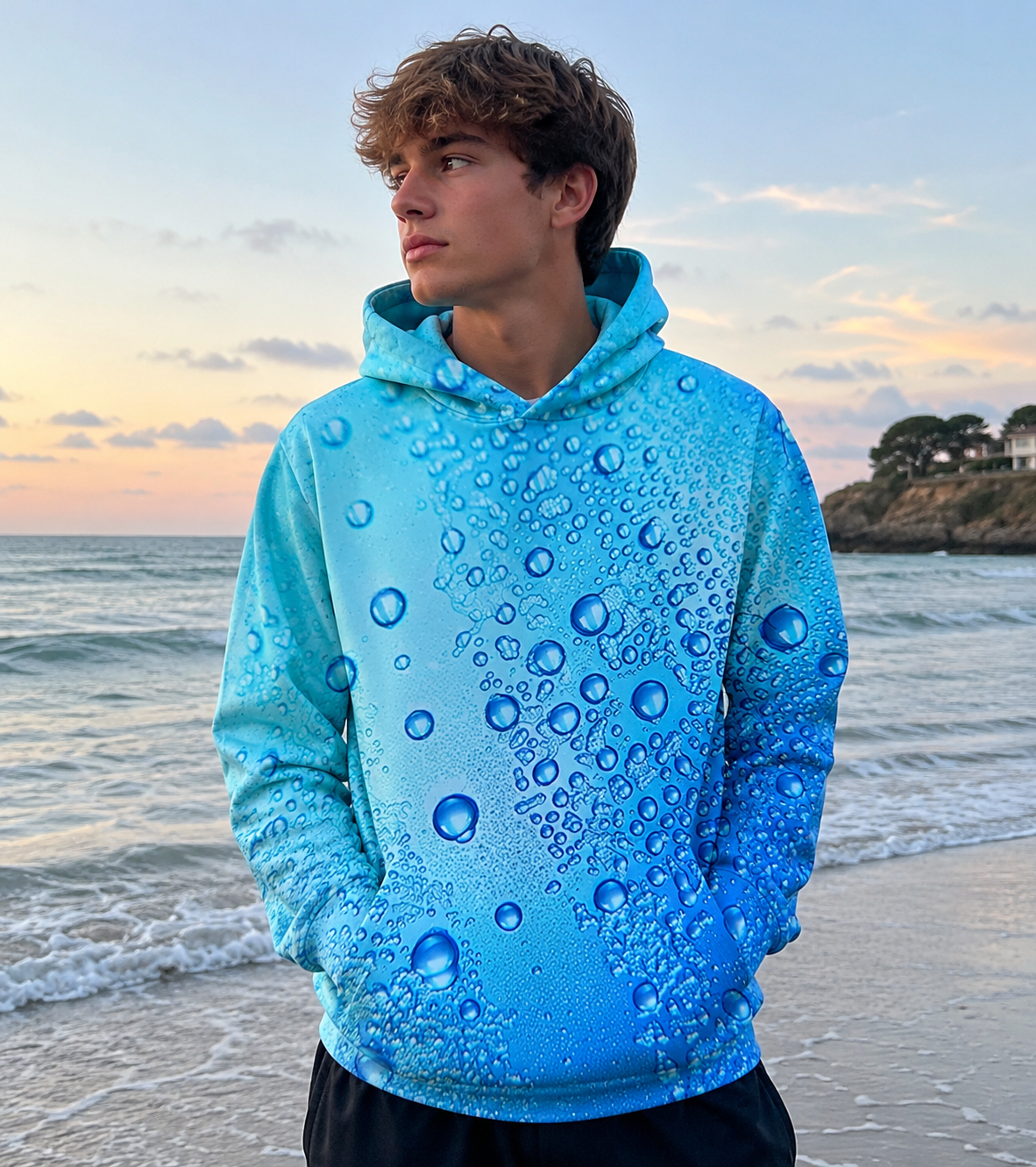 Liquid Bead aquatic sweatshirt