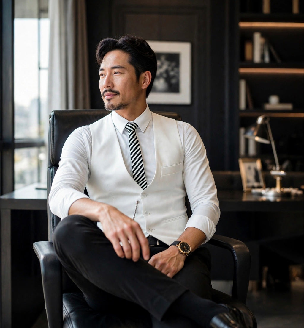 Mens Korean suit vest